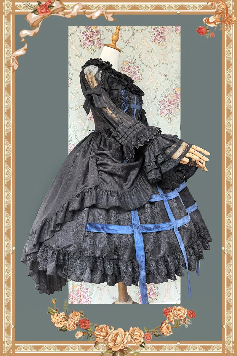 Lilith's Cage - Gothic Lolita JSK Dress & Blouse - Image 15