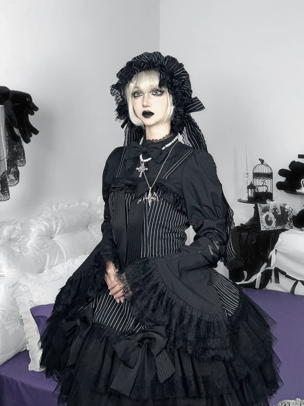 Bunny Fantasy - Gothic Lolita JSK Dress Princess Sleeve Shirt - Image 30