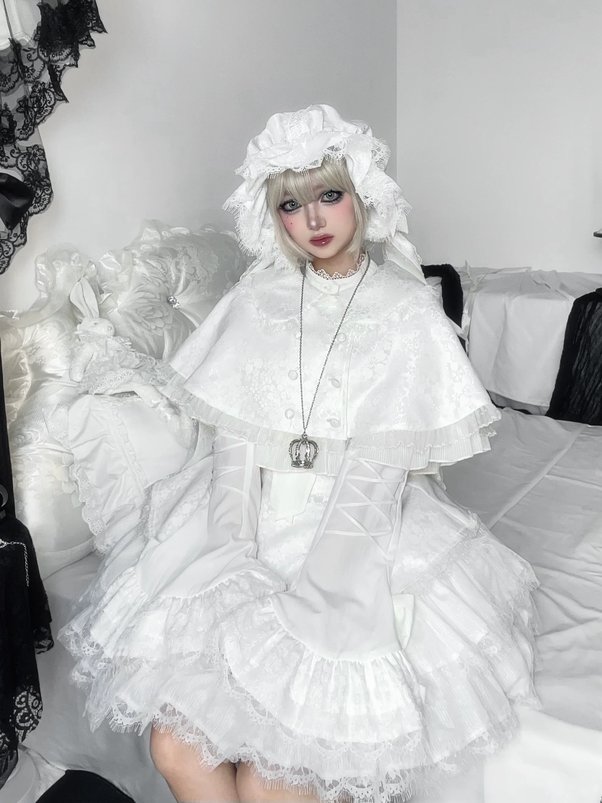 Bunny Fantasy - Gothic Lolita JSK Dress Princess Sleeve Shirt - Image 7