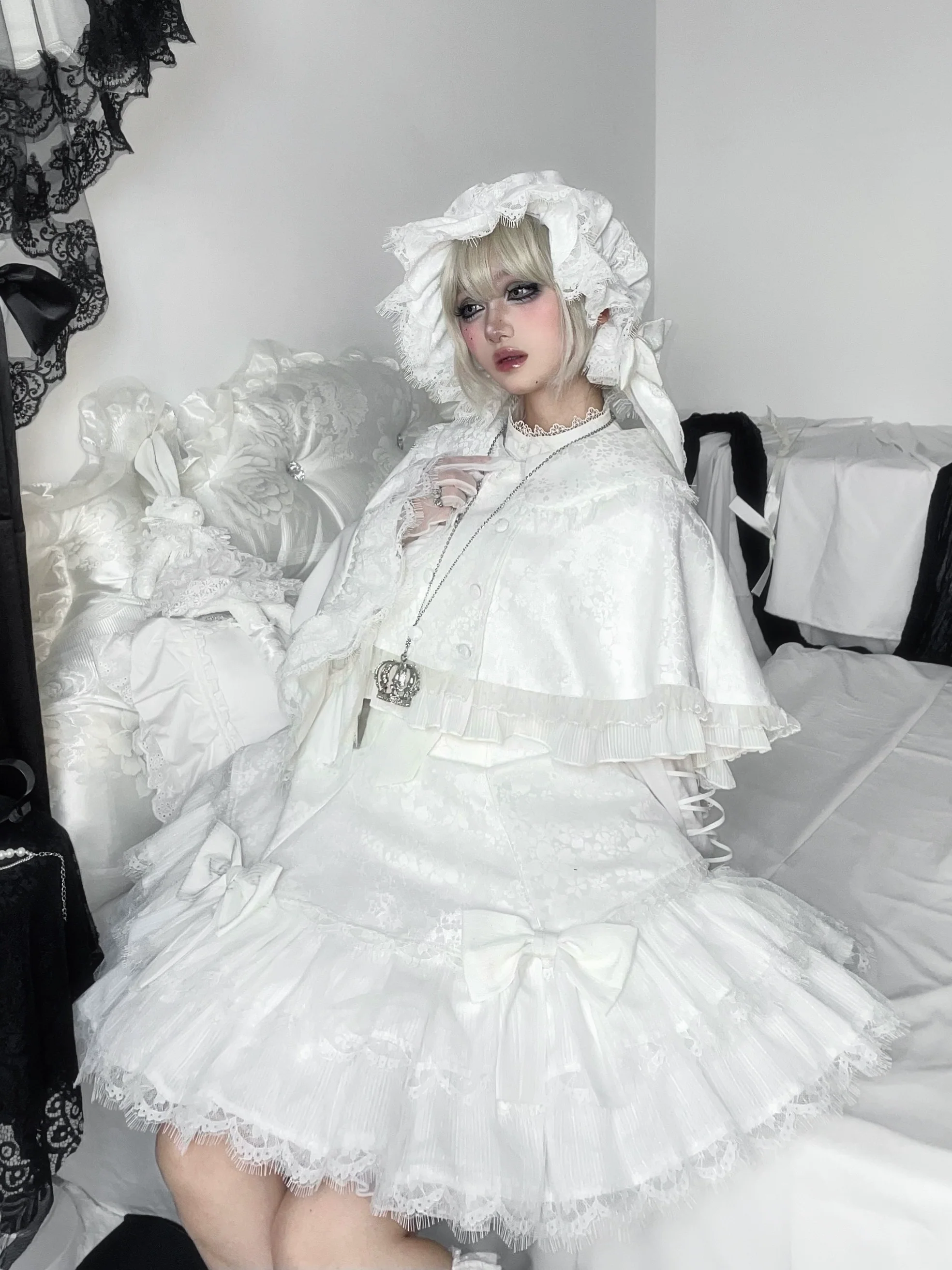Bunny Fantasy - Gothic Lolita JSK Dress Princess Sleeve Shirt - Image 8