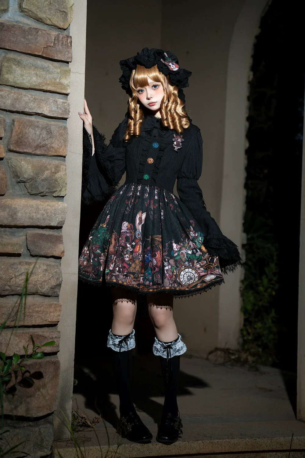 Rabbit Kingdom - Gothic Lolita JSK Suit Printed Lolita Dress - Image 11