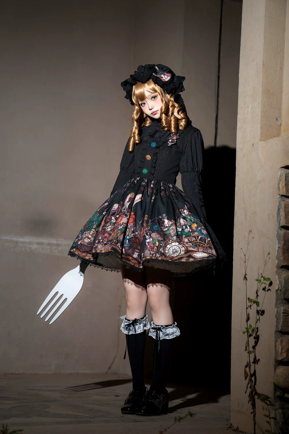 Rabbit Kingdom - Gothic Lolita JSK Suit Printed Lolita Dress - Image 12
