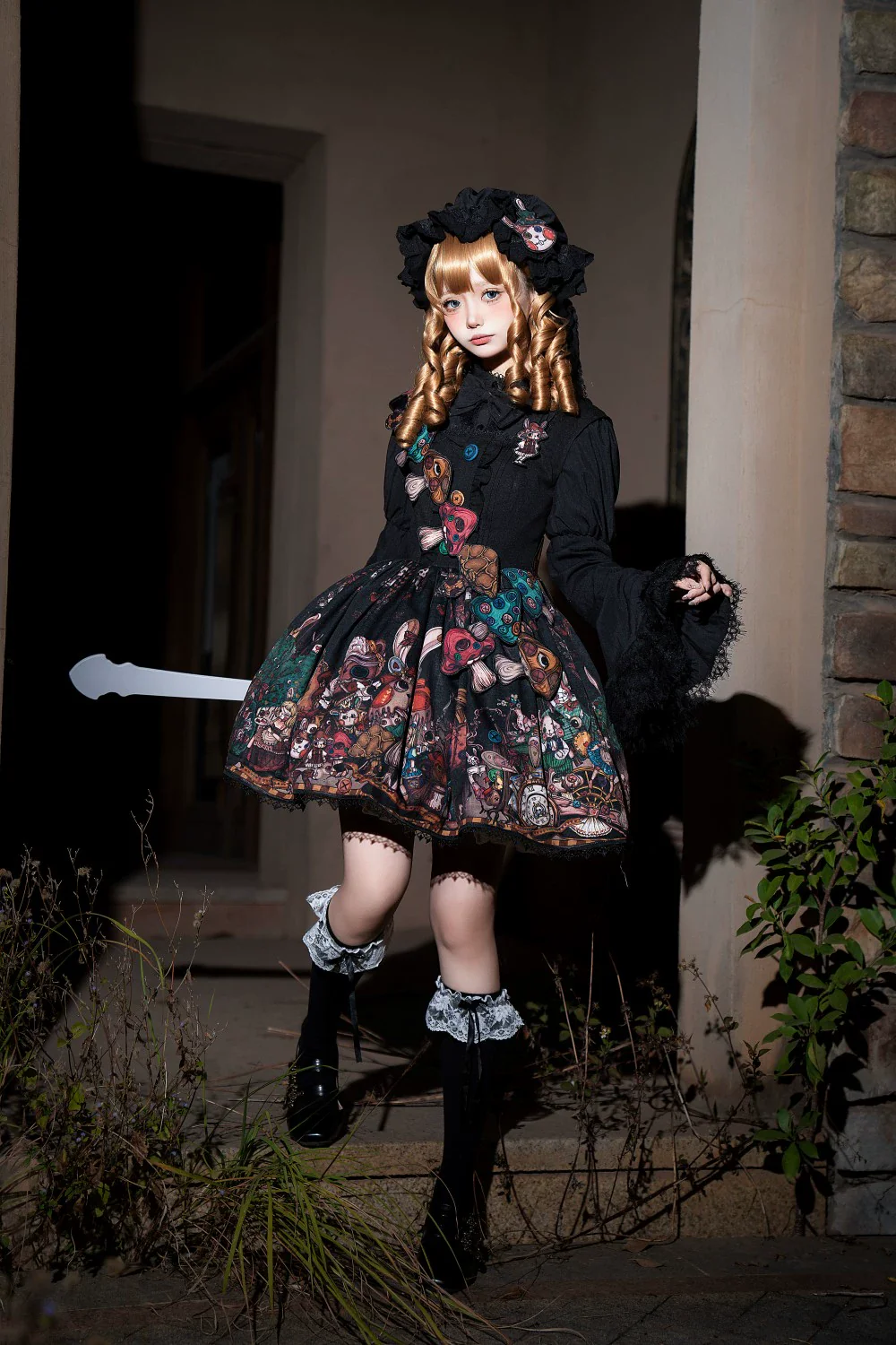 Rabbit Kingdom - Gothic Lolita JSK Suit Printed Lolita Dress - Image 16