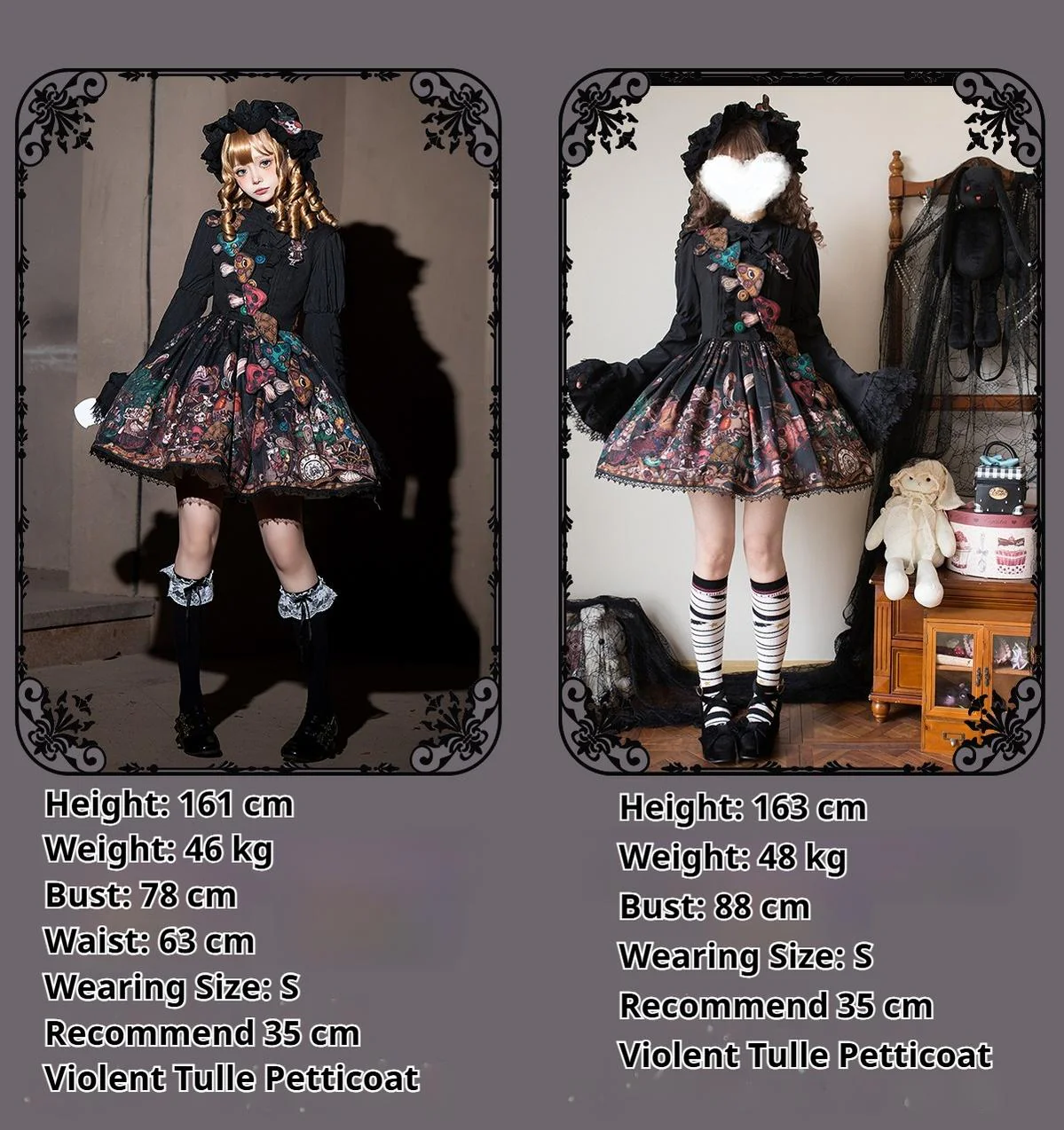 Rabbit Kingdom - Gothic Lolita JSK Suit Printed Lolita Dress - Image 7