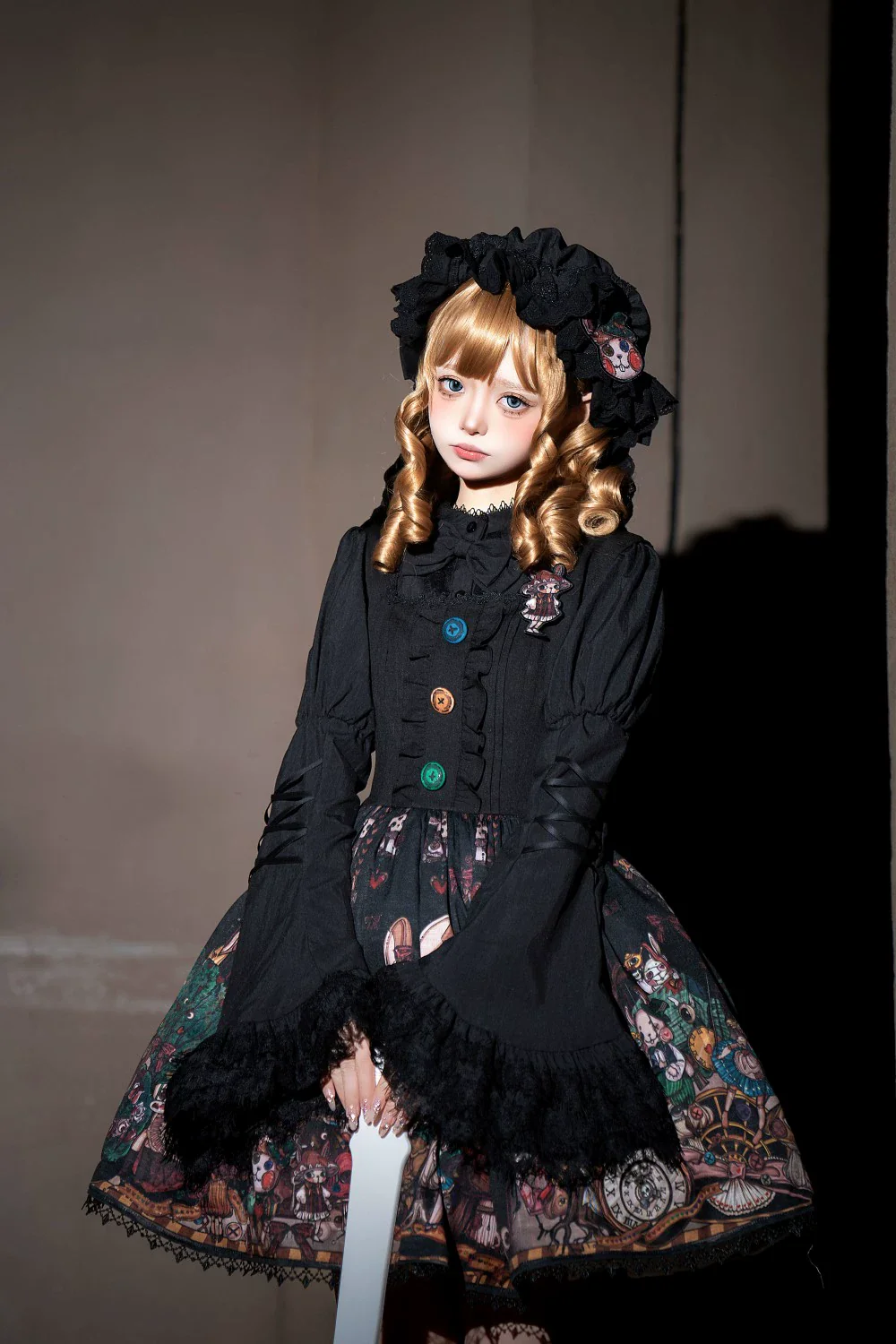 Rabbit Kingdom - Gothic Lolita JSK Suit Printed Lolita Dress - Image 8