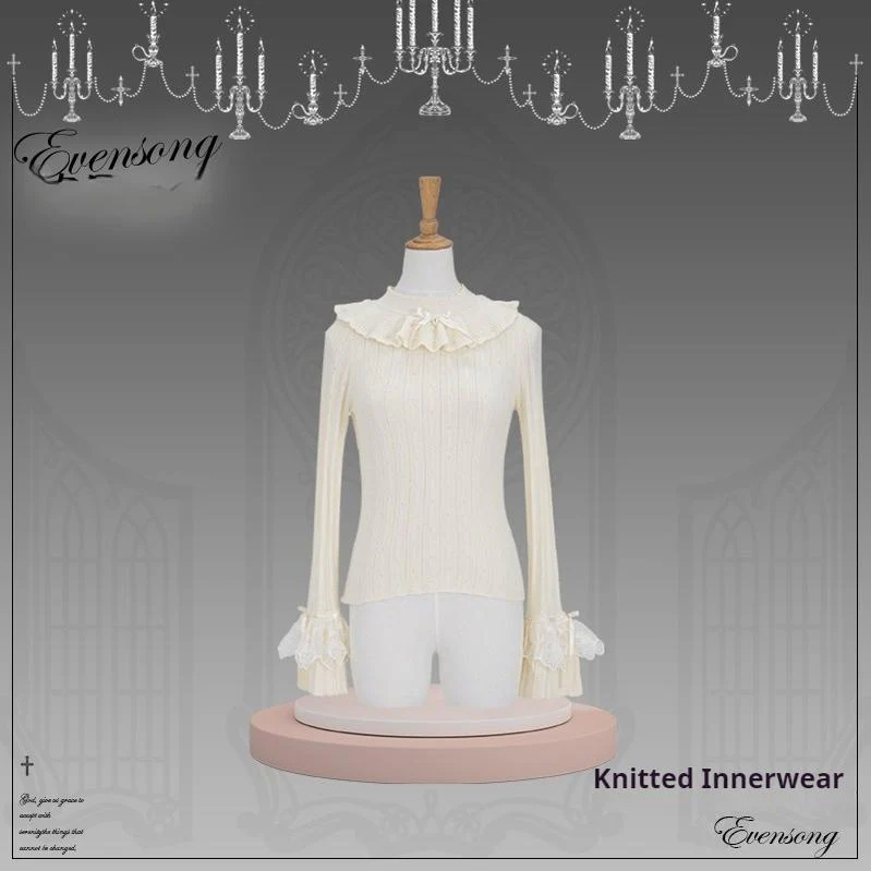 Winter Evening Prayer - Gothic Lolita Jumper Dress Embroidered Candlestick OP Dress - Image 22