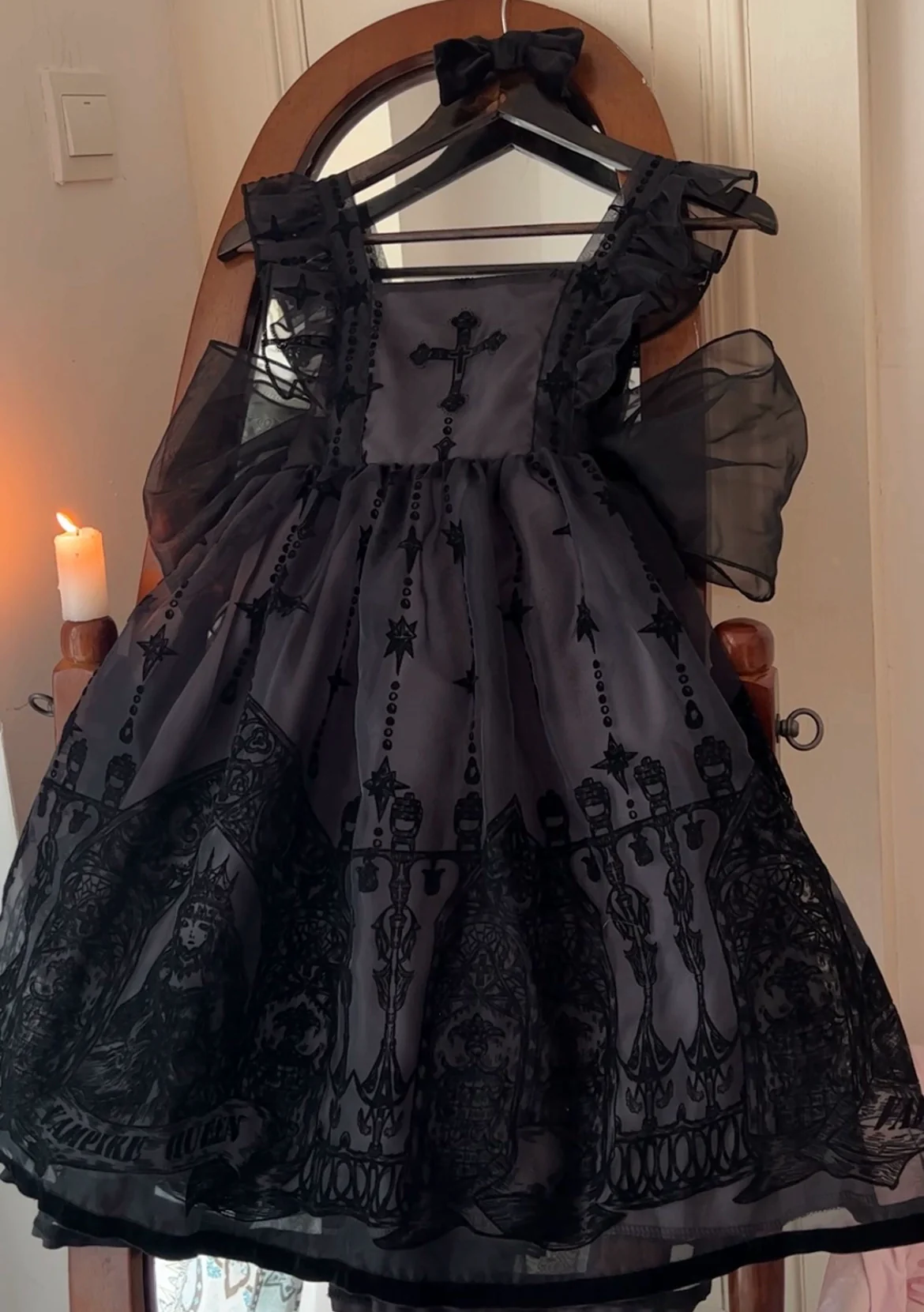 Cross Witch - Gothic Lolita Jumper Dress Suspender Dress - Image 12