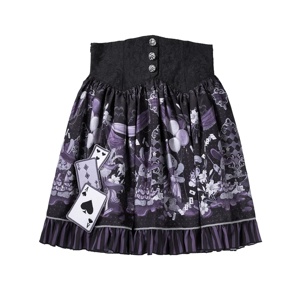 Magic Troupe - Gothic Lolita Outfit, Bunny Printed Skirt - Image 16
