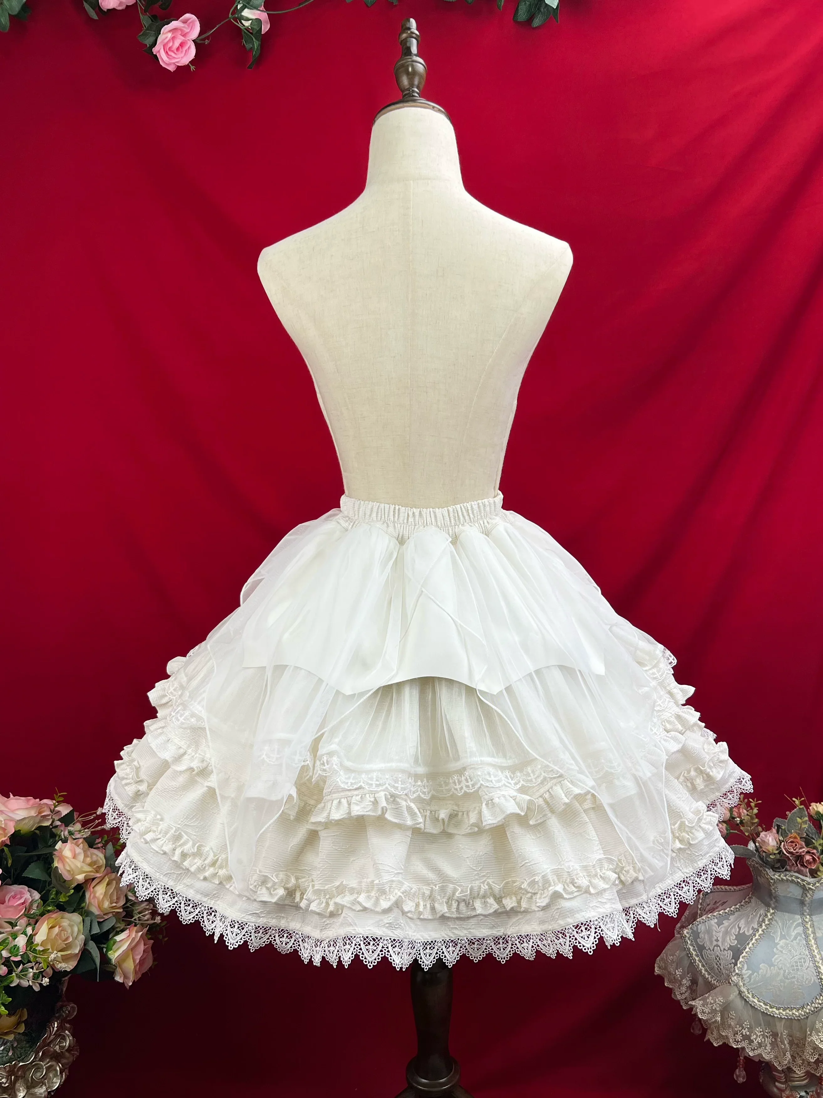 Good and Evil Angel - Gothic Lolita SK, Retro Princess Sleeve Blouse - Image 30