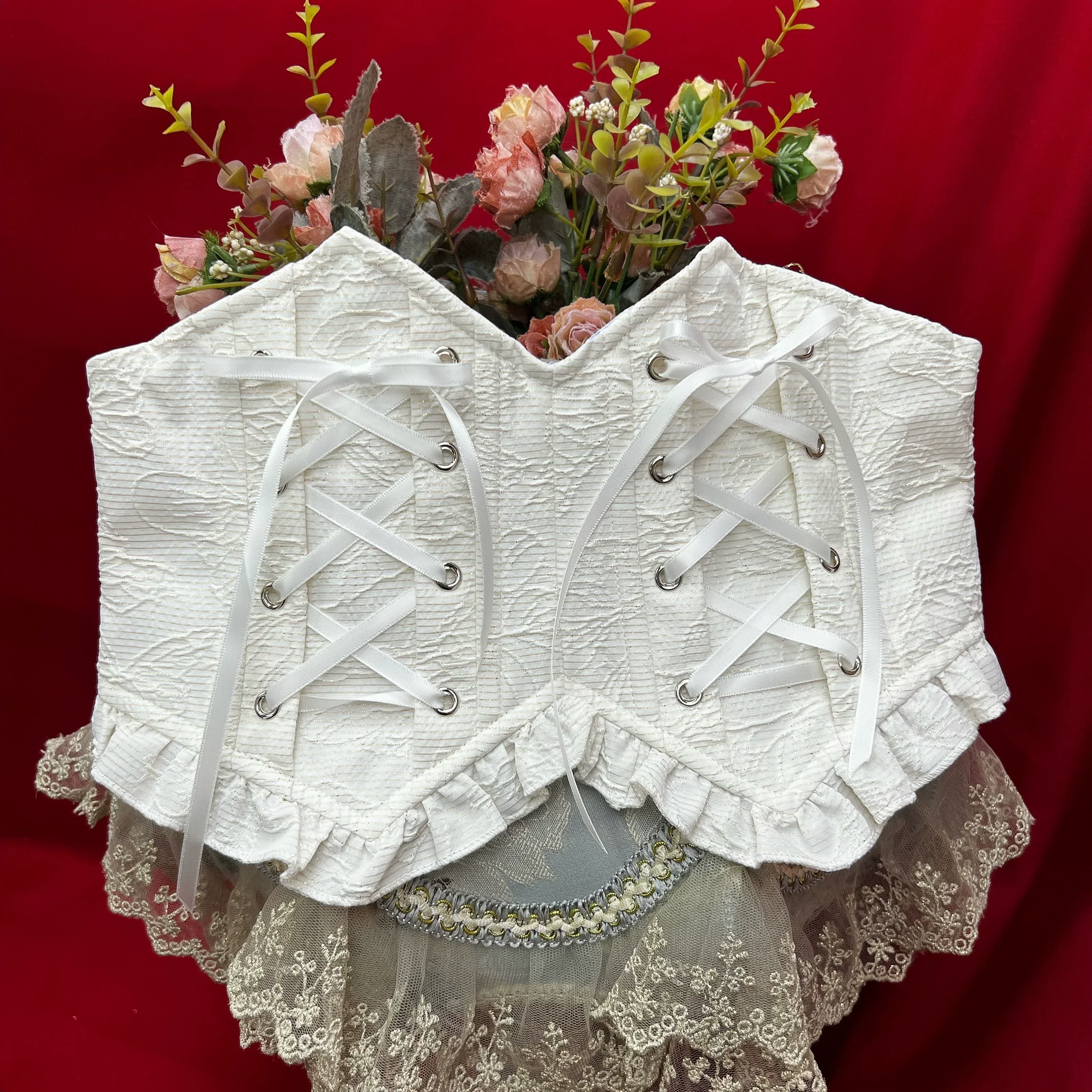 Good and Evil Angel - Gothic Lolita SK, Retro Princess Sleeve Blouse - Image 67