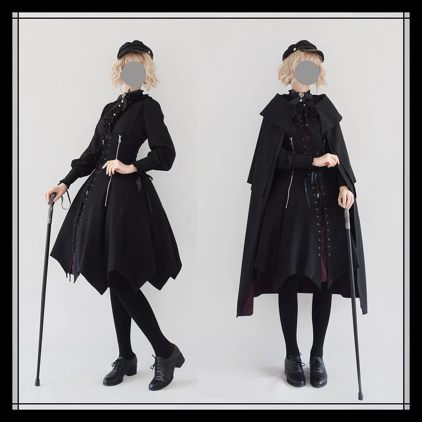 FOXTROT - FranVow - Gothic Lolita Skirt & JSK Suit - Image 33