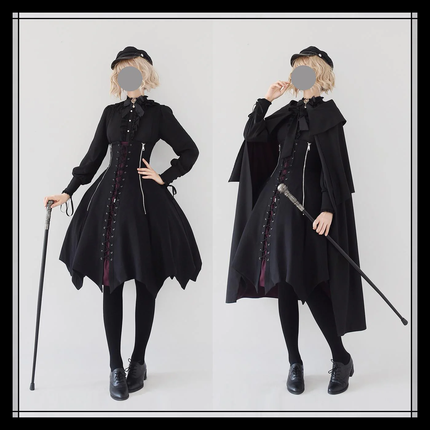 FOXTROT - FranVow - Gothic Lolita Skirt & JSK Suit - Image 34