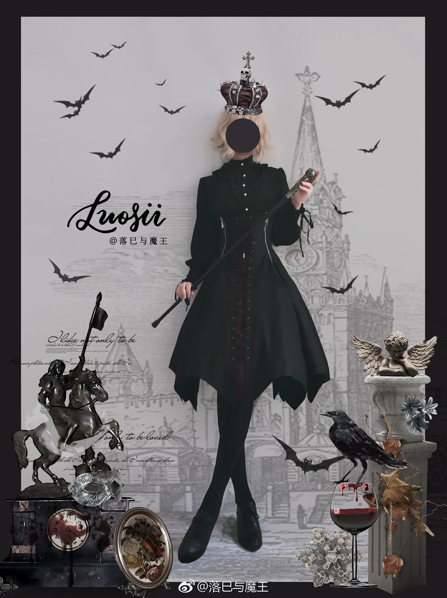 FOXTROT - FranVow - Gothic Lolita Skirt & JSK Suit - Image 41