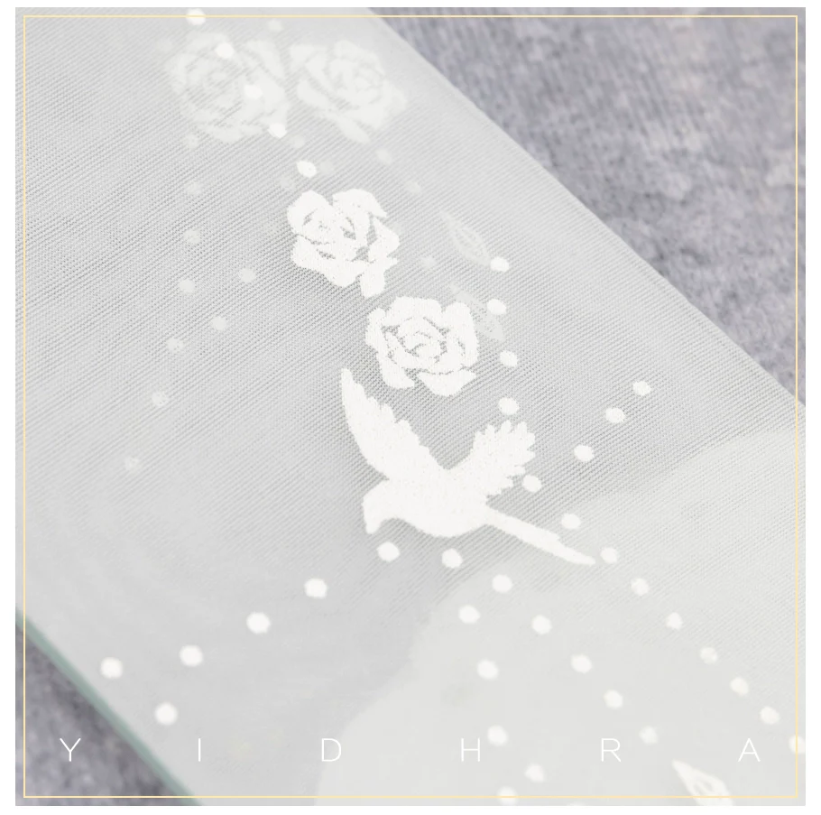 Yidhra - Nightingale and Rose - Gothic Lolita Socks Rose Lace Socks - Image 9