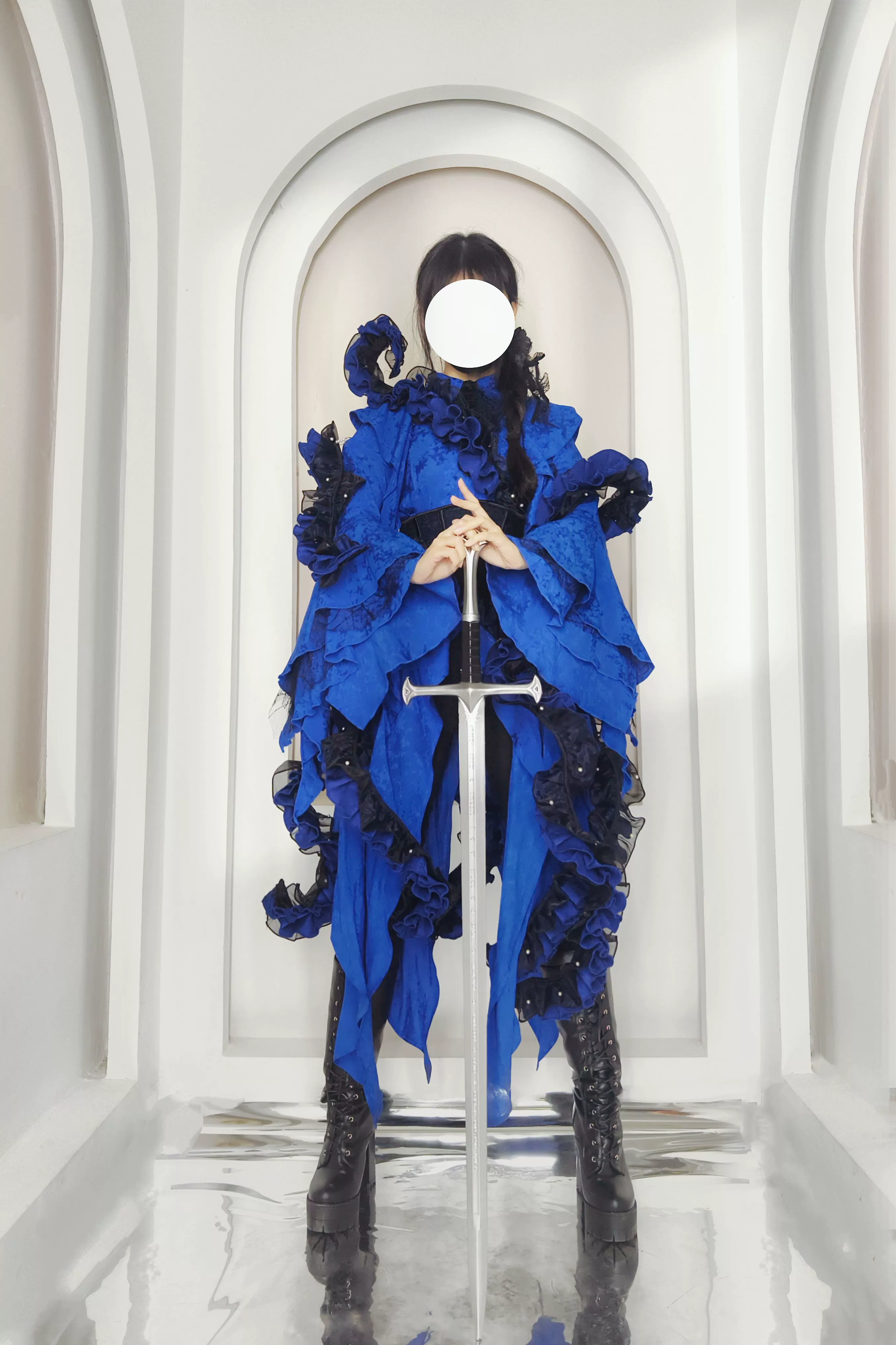 Camouflage Humanoid - Eerie Devour - Gothic Lolita Tentacle-like Petticoat and Short-Sleeved OP - Image 12