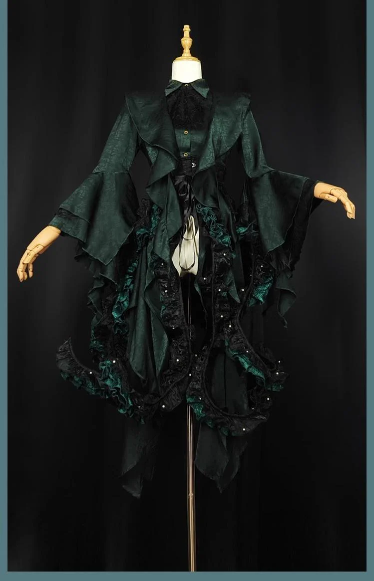 Camouflage Humanoid - Eerie Devour - Gothic Lolita Tentacle-like Petticoat and Short-Sleeved OP - Image 15