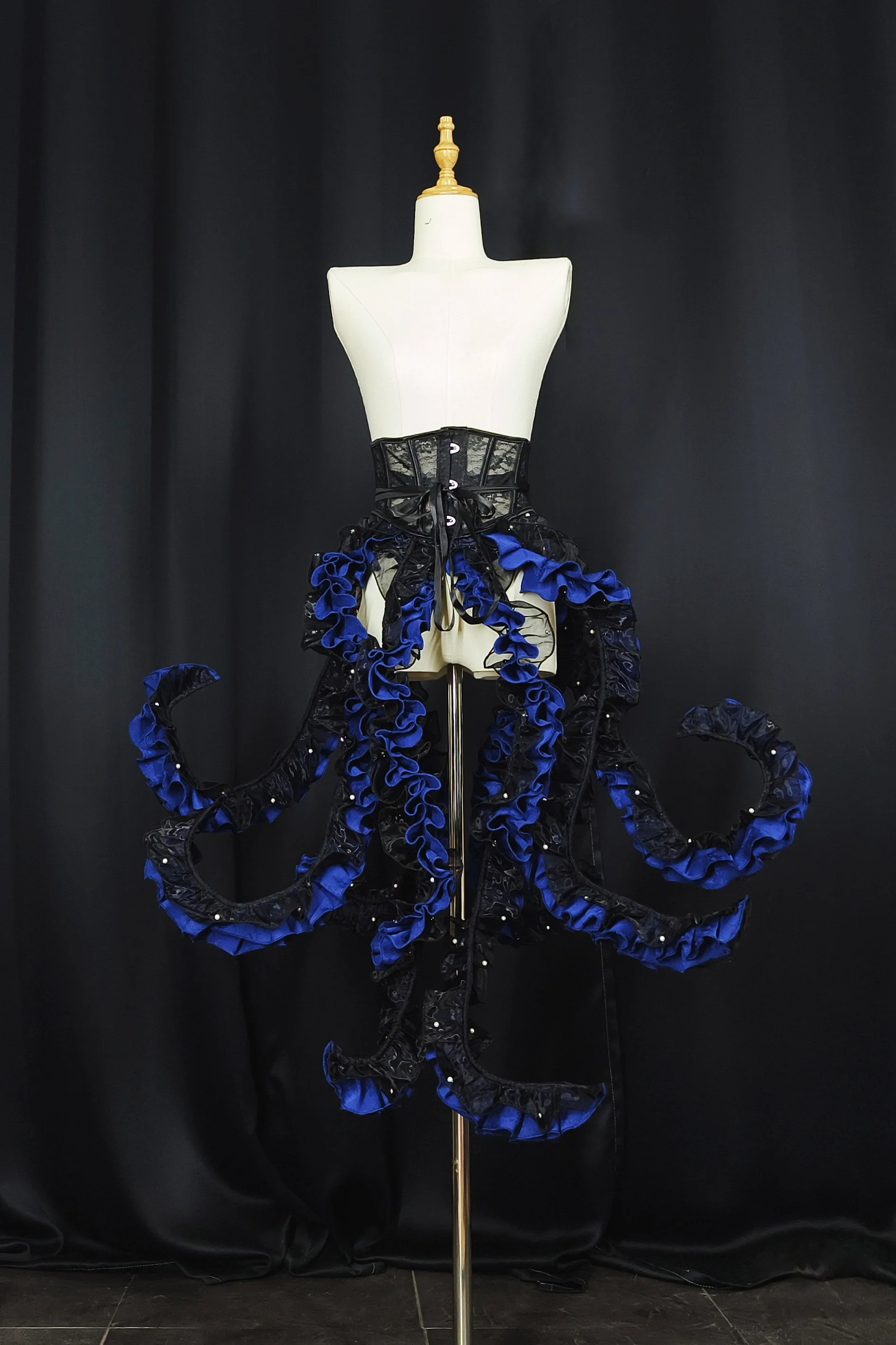 Camouflage Humanoid - Eerie Devour - Gothic Lolita Tentacle-like Petticoat and Short-Sleeved OP - Image 19