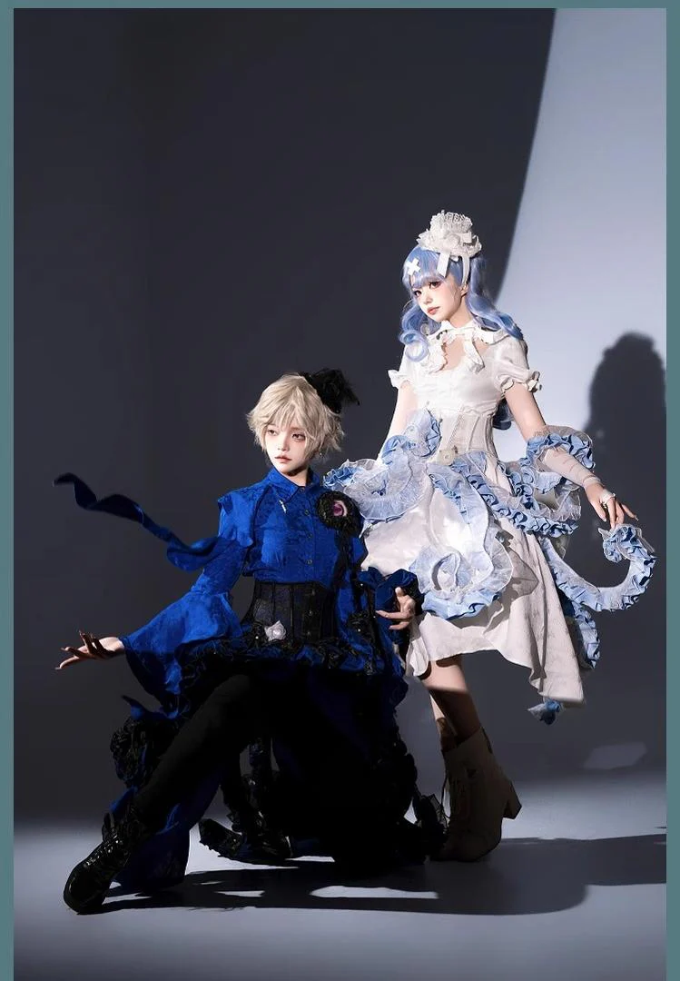 Camouflage Humanoid - Eerie Devour - Gothic Lolita Tentacle-like Petticoat and Short-Sleeved OP - Image 4