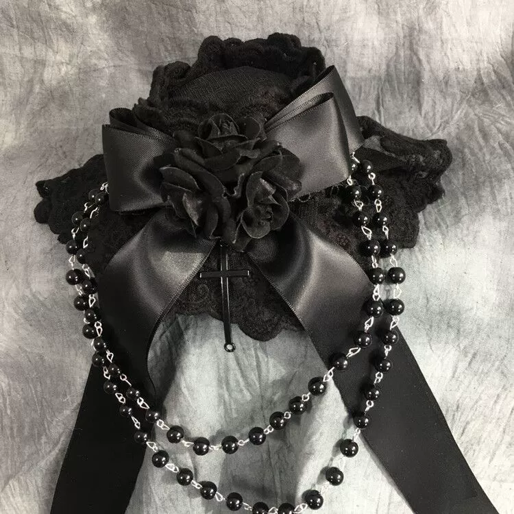 Gothic Lolita Top Hat Lolita Tea Party Halloween Hair Accessory - Image 6