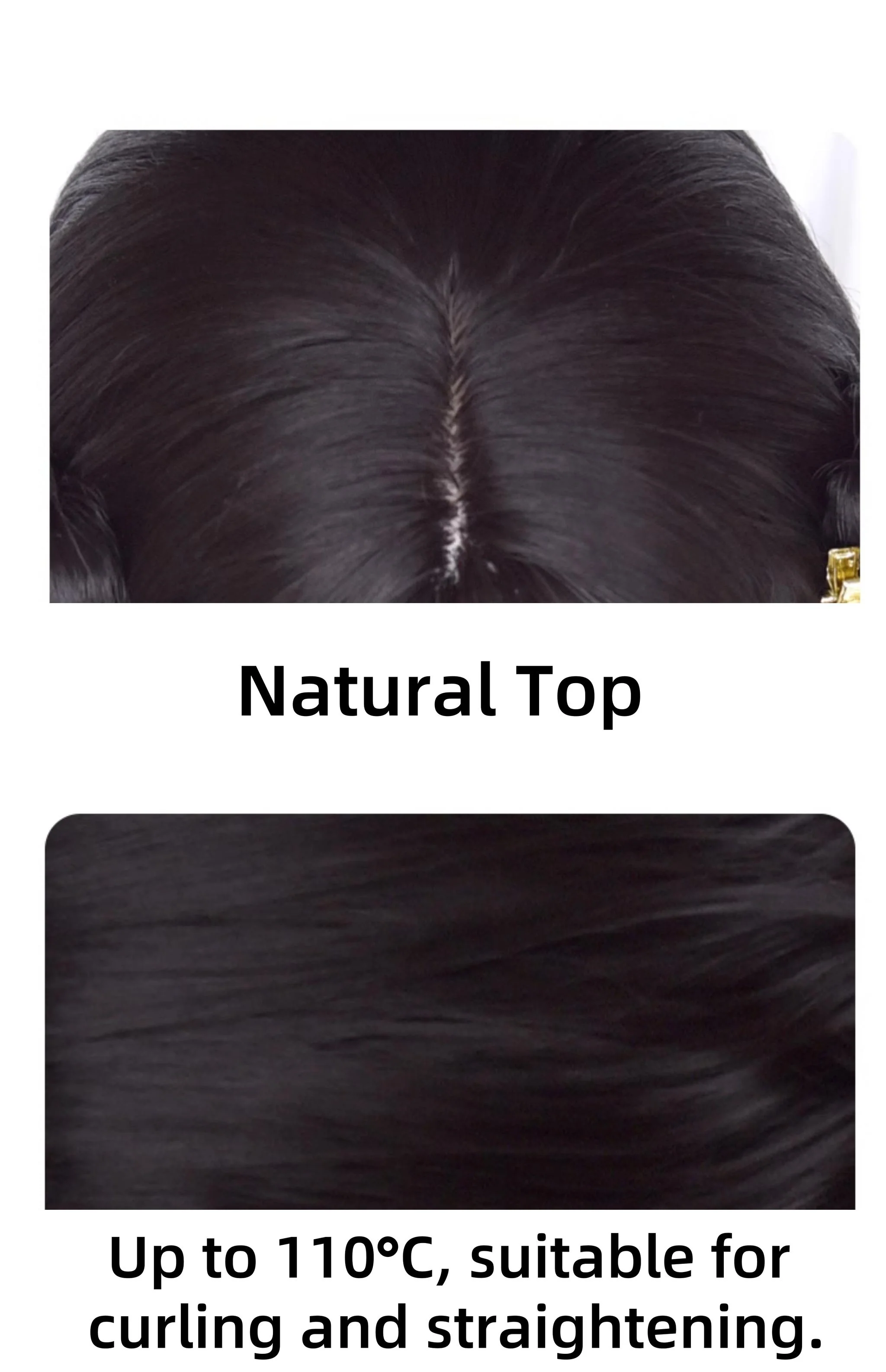 Sinwavy - Gothic Lolita Wig Black Natural Hair With Ponytails & Braids - Image 15