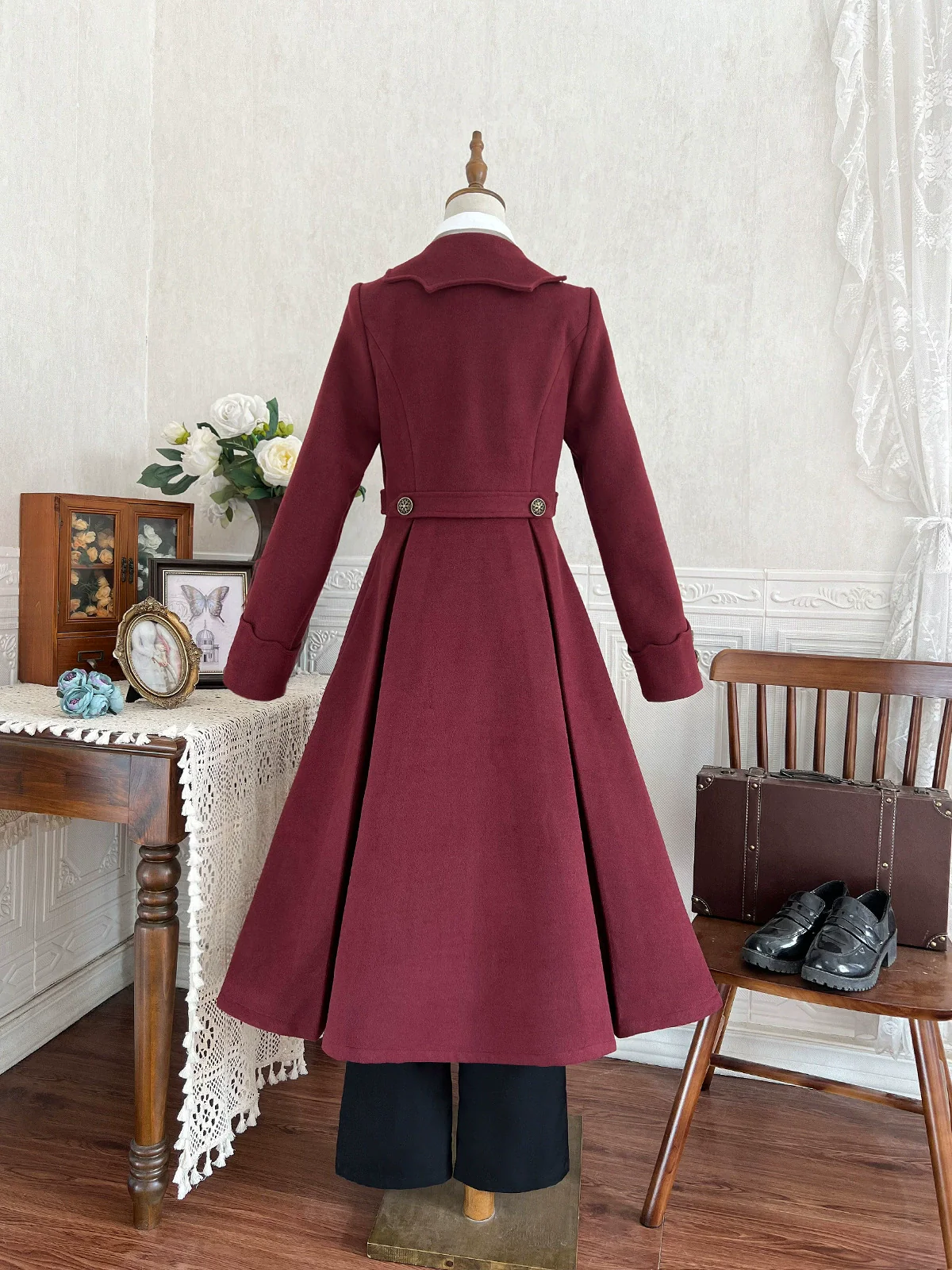 The Legend of Dracula - Gothic Ouji Lolita Winter Coat Set - Image 12