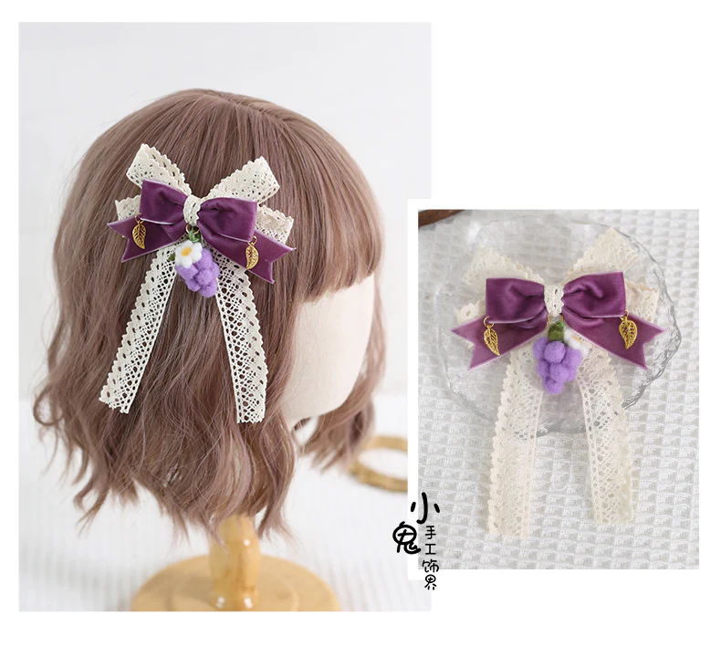Xiaogui - Grapery Lolita Earring Necklace Lolita Accessory - Image 22