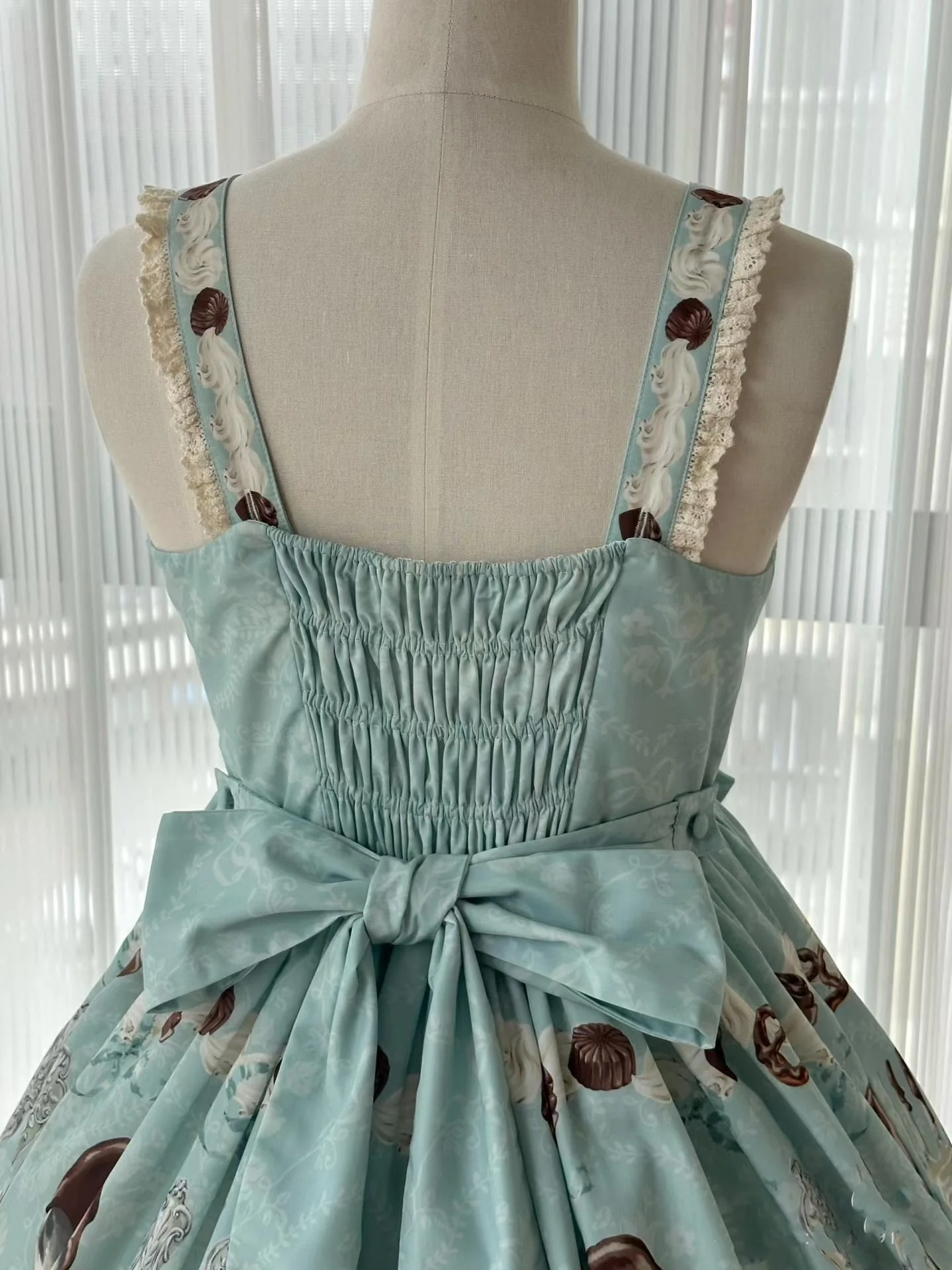 Sweet Dream Sheep - Sweet Dessert - Green Lolita Jumper Dress Lolita Headwear - Image 23