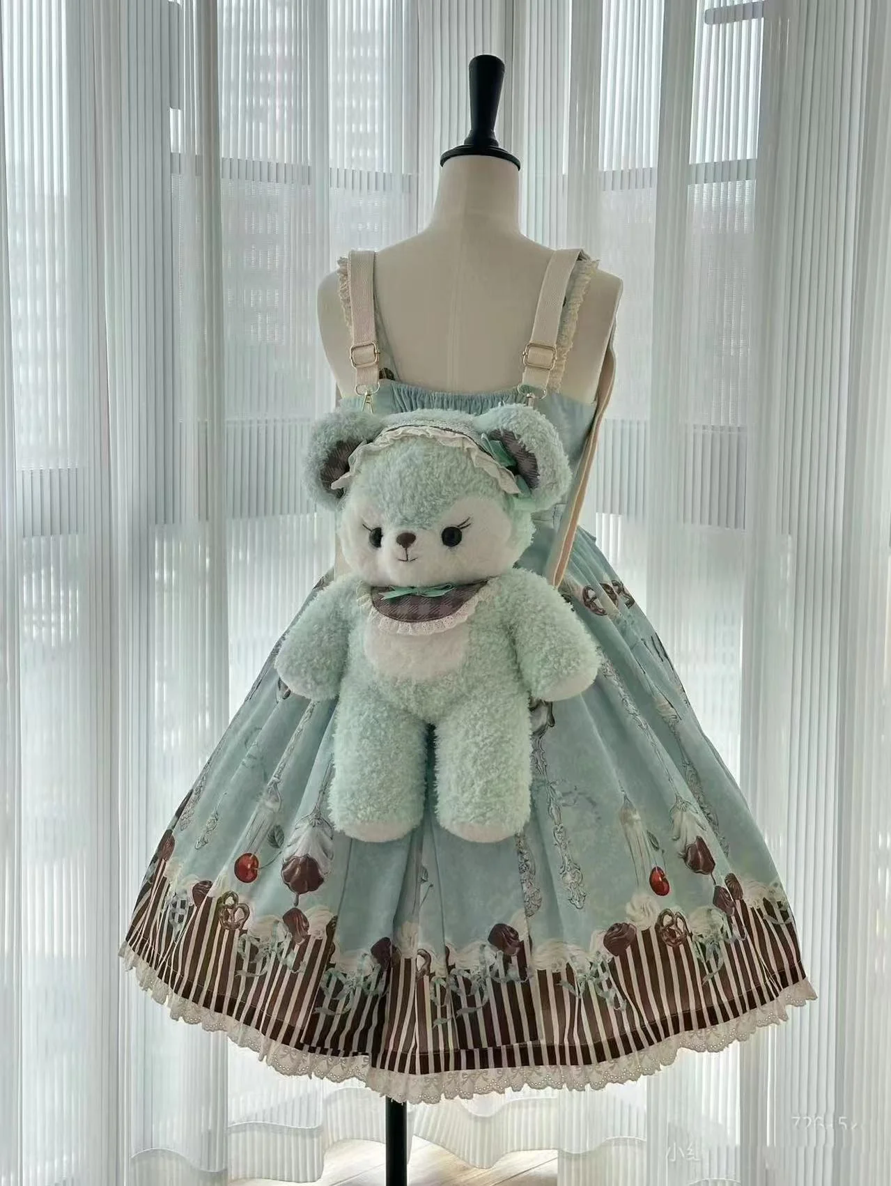 Sweet Dream Sheep - Sweet Dessert - Green Lolita Jumper Dress Lolita Headwear - Image 24