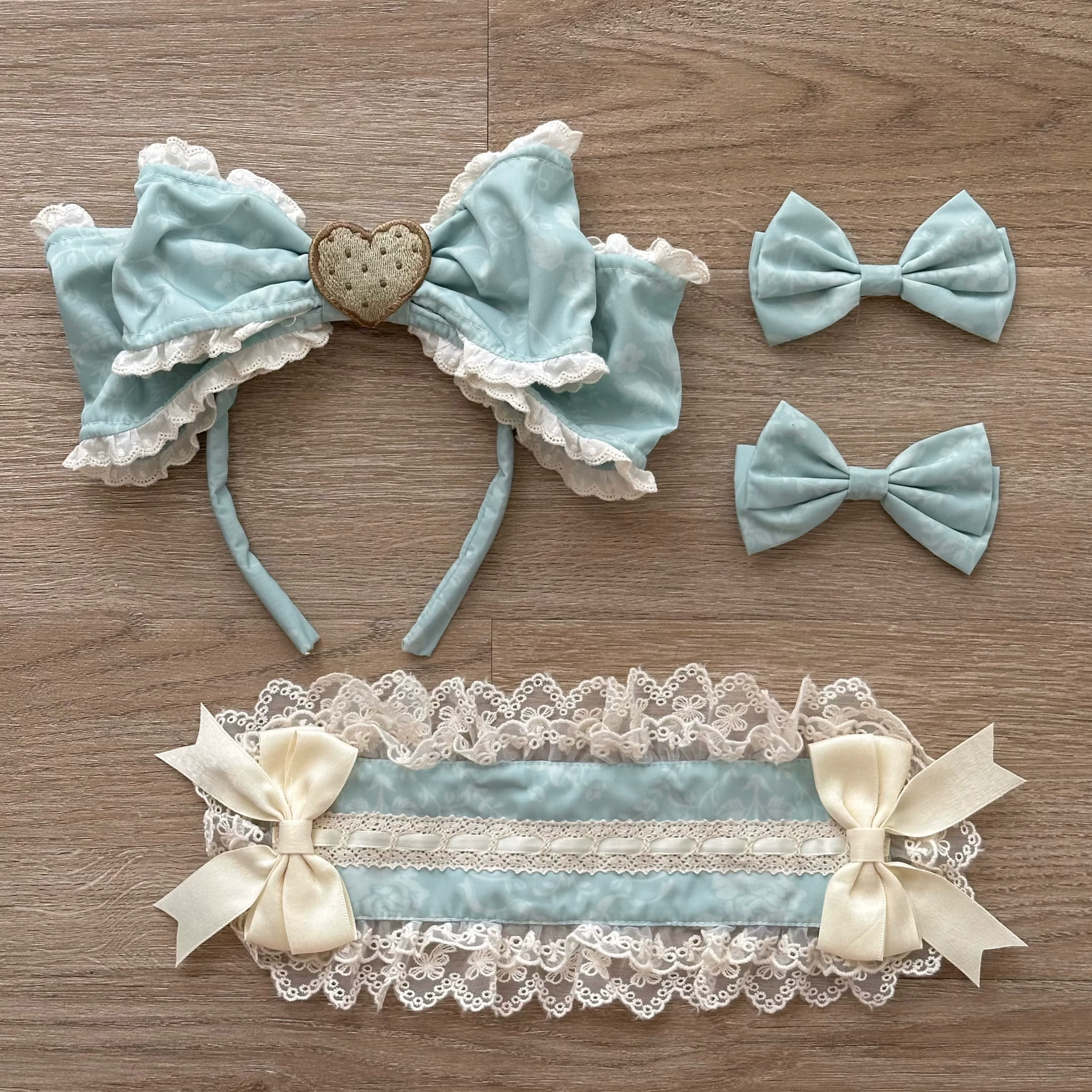 Sweet Dream Sheep - Sweet Dessert - Green Lolita Jumper Dress Lolita Headwear - Image 28