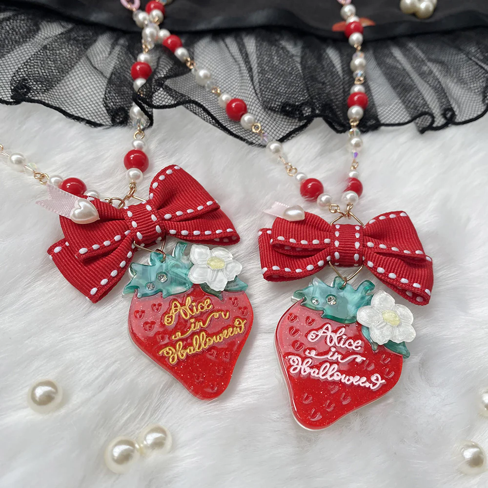 Lolita Strawberry Accessory Set - Image 12