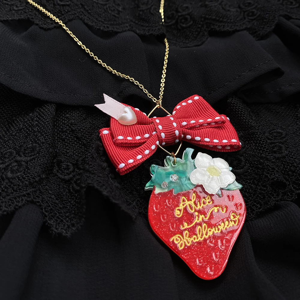 Lolita Strawberry Accessory Set - Image 14