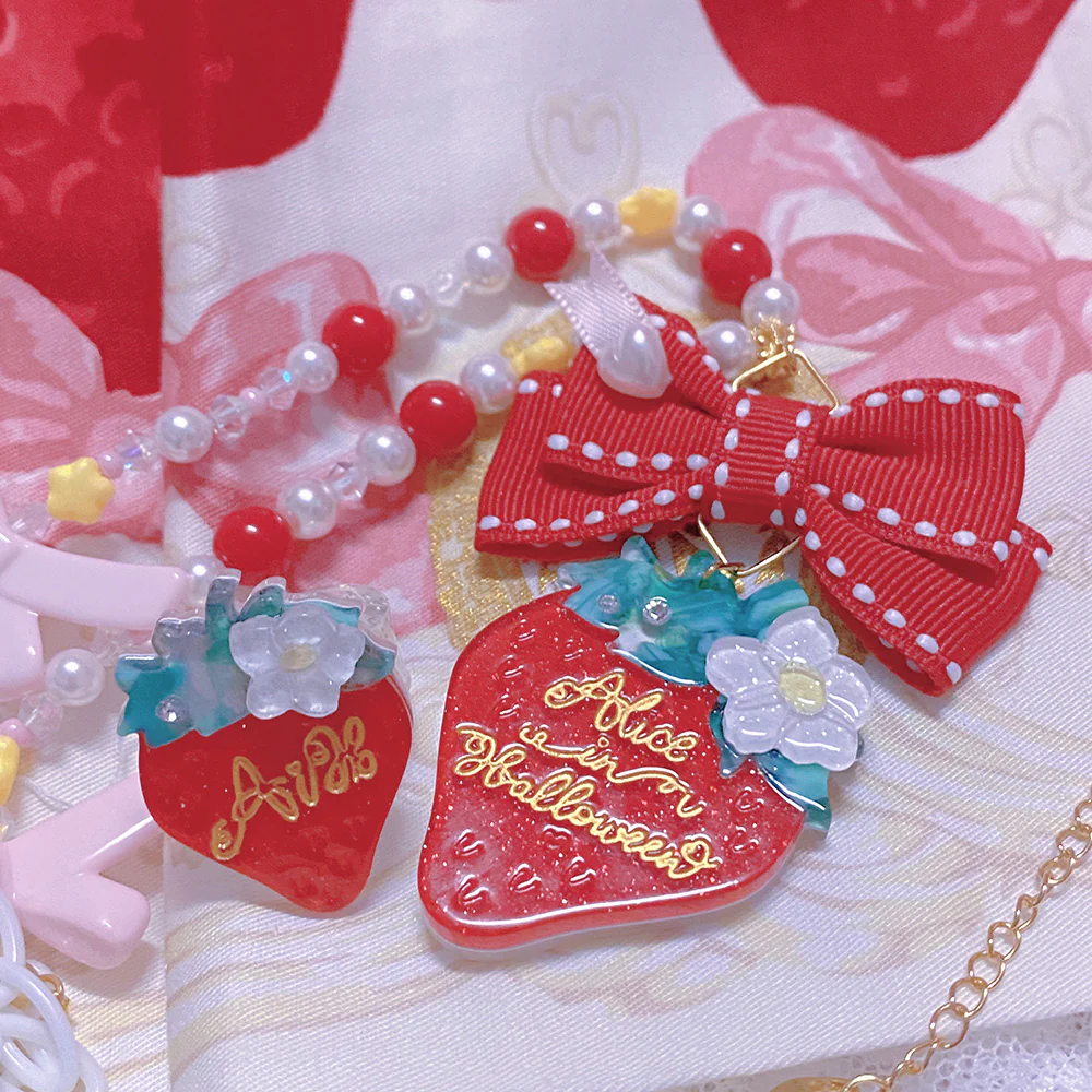 Lolita Strawberry Accessory Set - Image 16