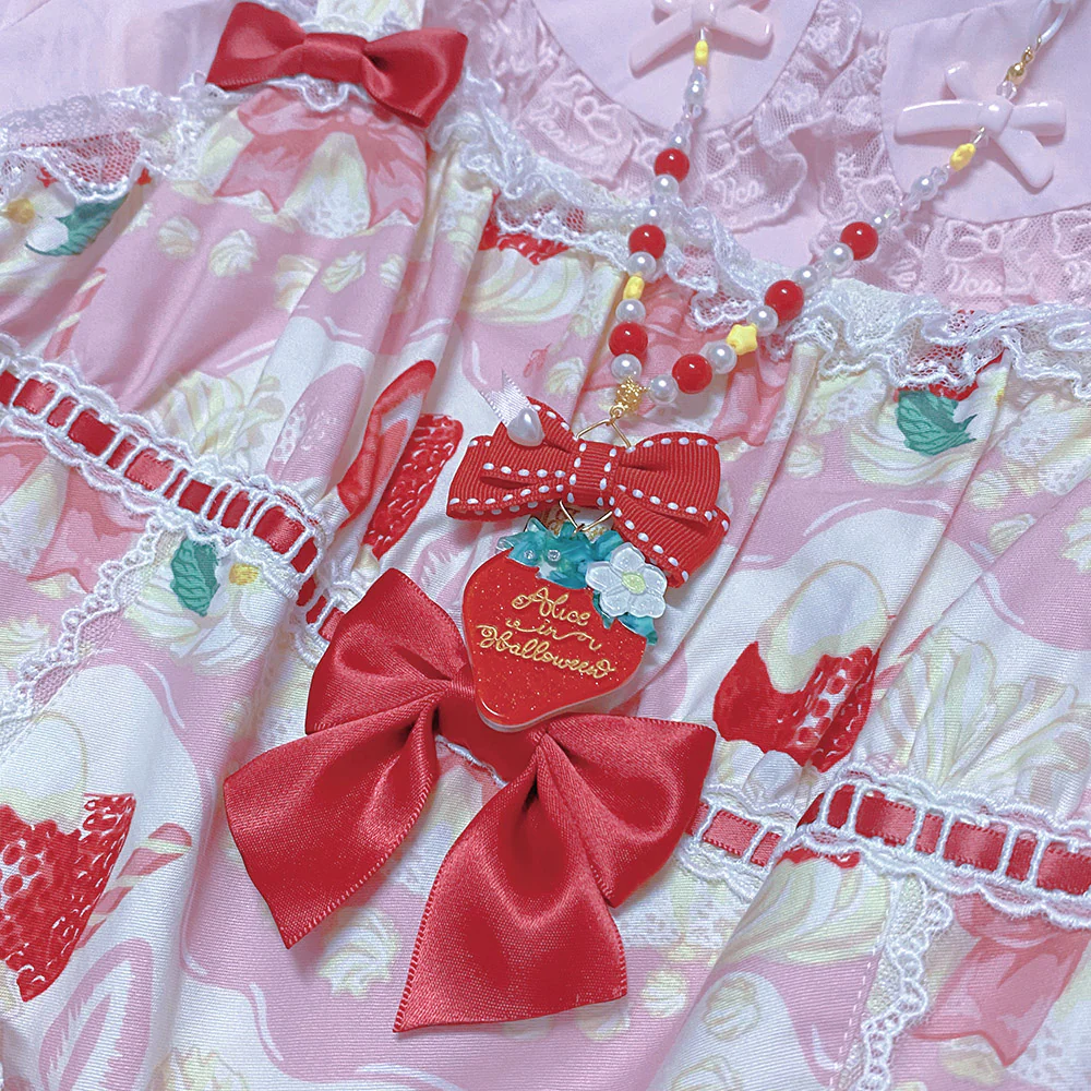 Lolita Strawberry Accessory Set - Image 17