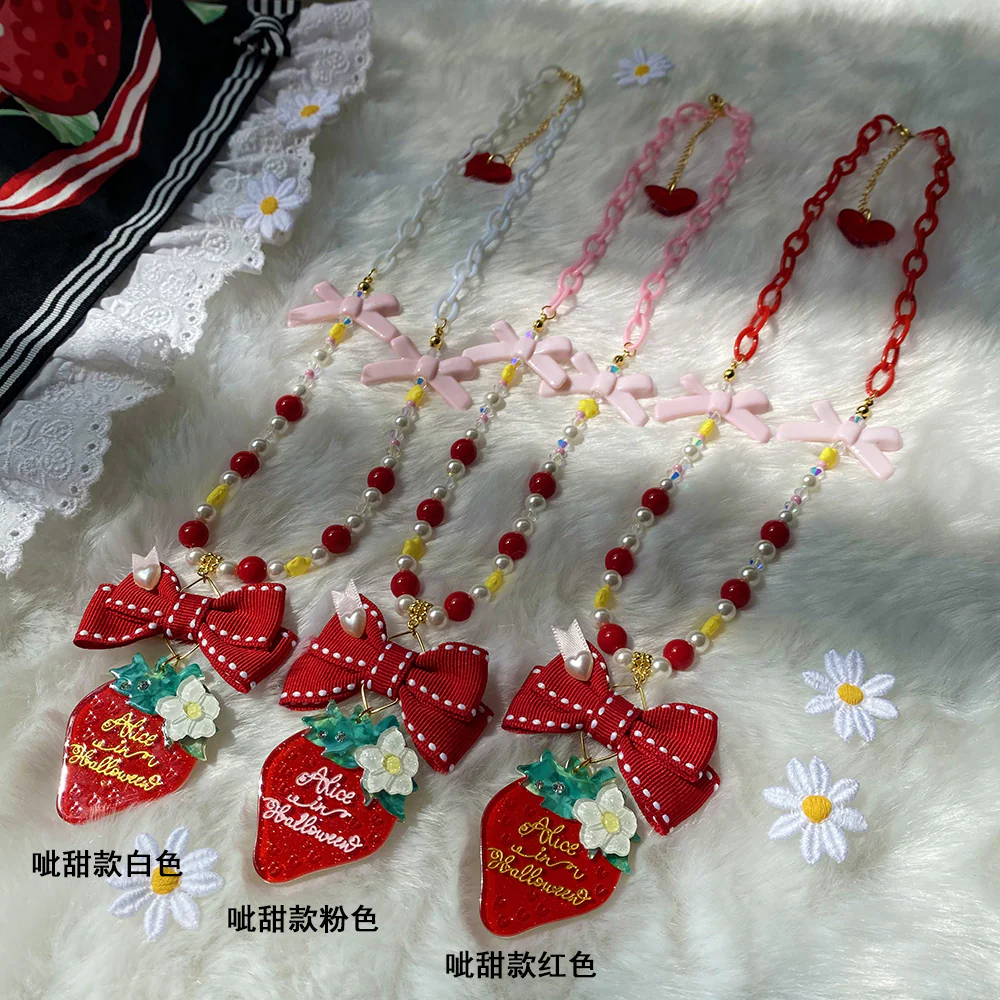 Lolita Strawberry Accessory Set - Image 19
