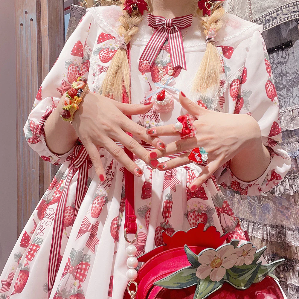 Lolita Strawberry Accessory Set - Image 20