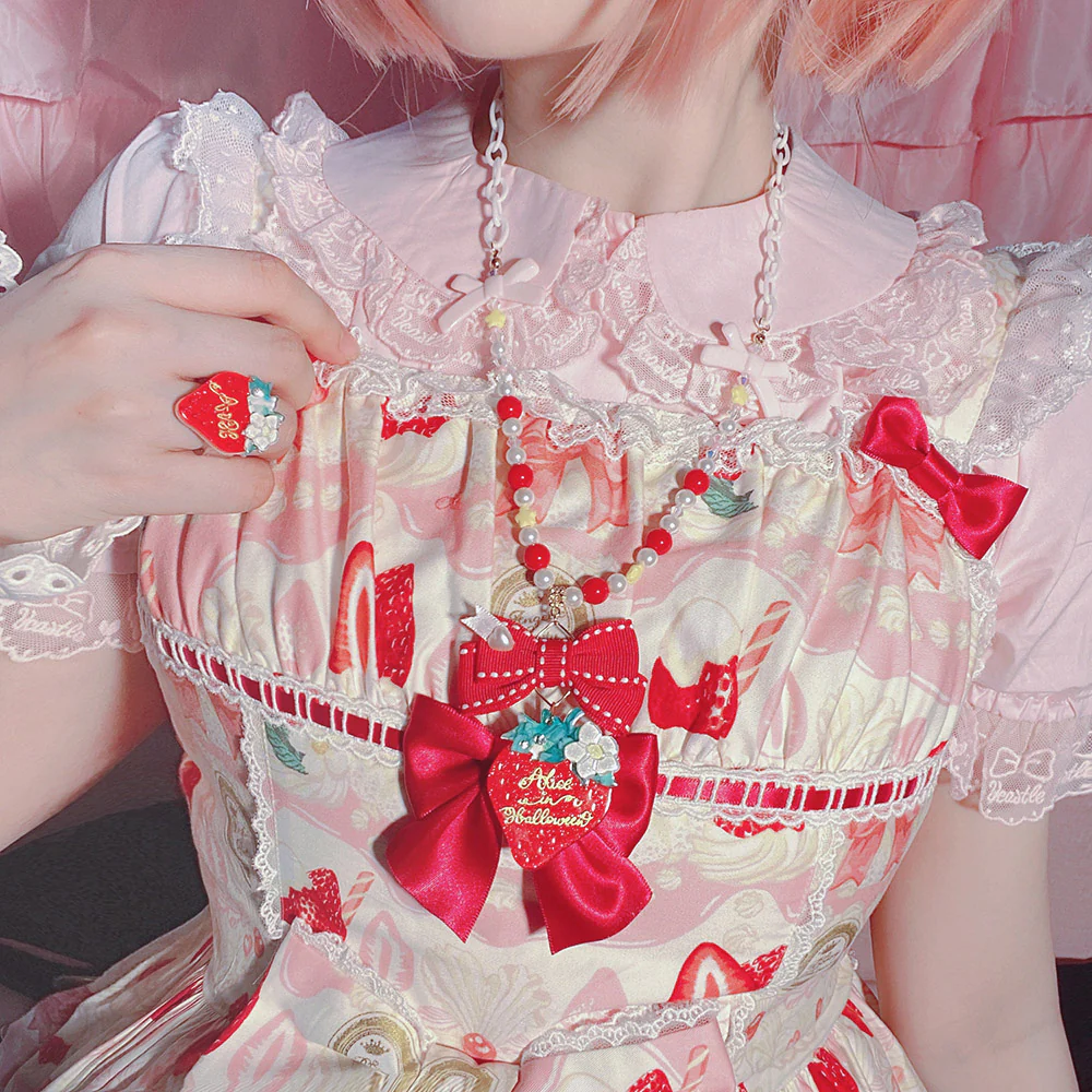 Lolita Strawberry Accessory Set - Image 21
