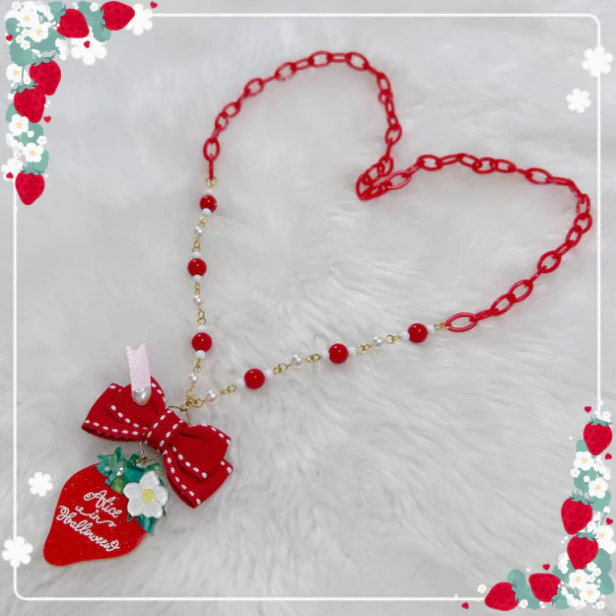 Lolita Strawberry Accessory Set - Image 31