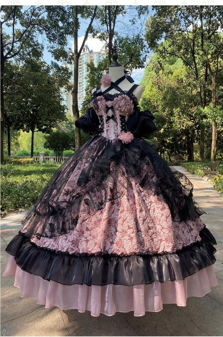 Xingweimian - Medea's Kiss - Halloween Gothic Lolita JSK Embossing Bridal Dress - Image 5