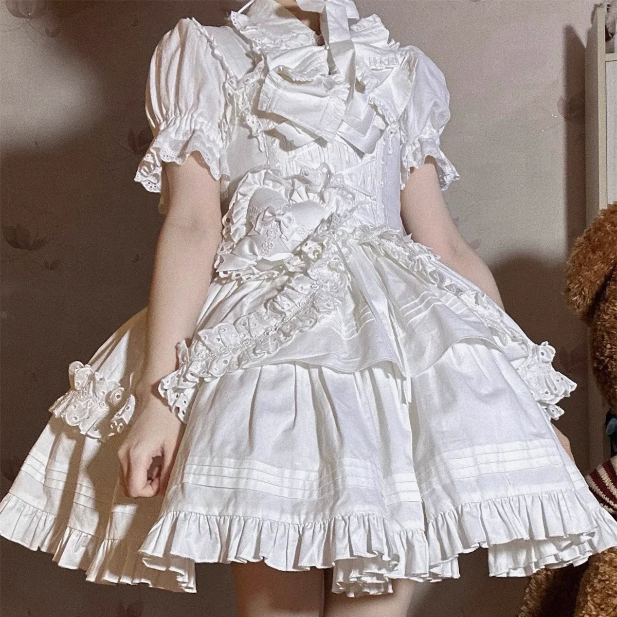 Halloween Gothic Lolita JSK Short Lolita Jumper Dress - Image 15
