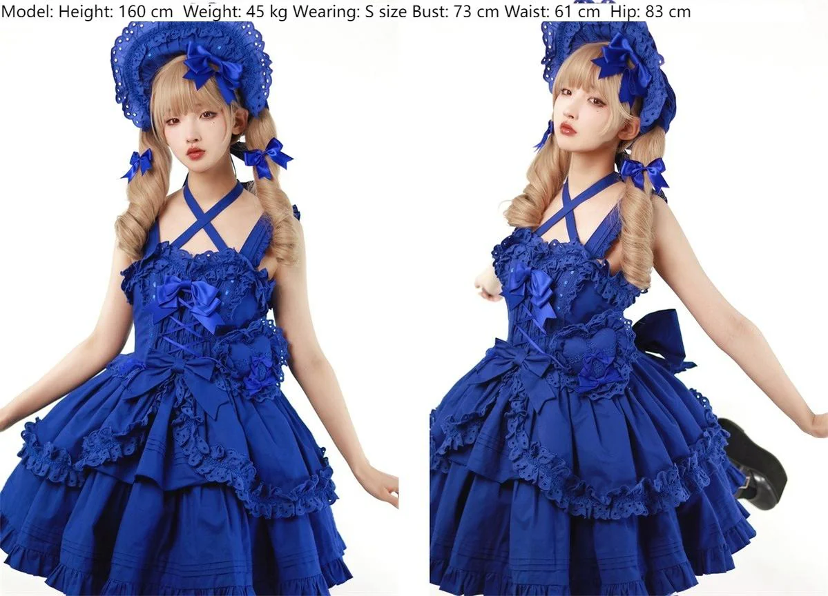 Halloween Gothic Lolita JSK Short Lolita Jumper Dress - Image 23