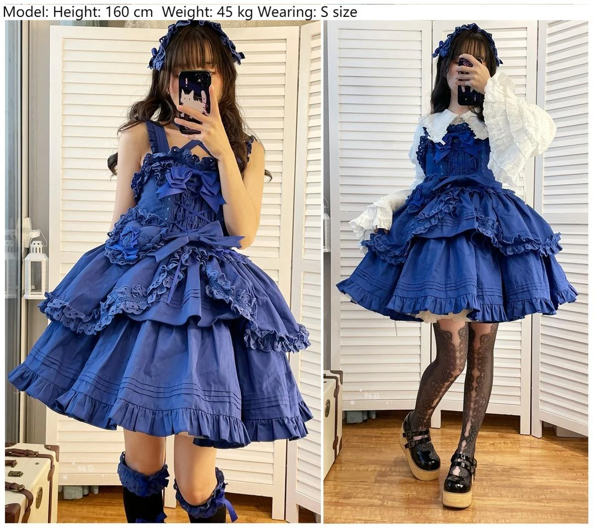 Halloween Gothic Lolita JSK Short Lolita Jumper Dress - Image 24