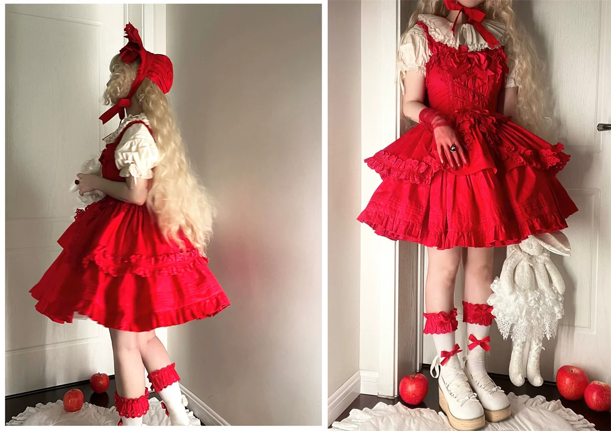 Halloween Gothic Lolita JSK Short Lolita Jumper Dress - Image 40