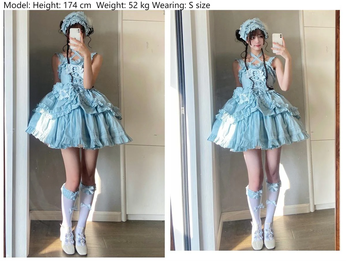 Halloween Gothic Lolita JSK Short Lolita Jumper Dress - Image 46