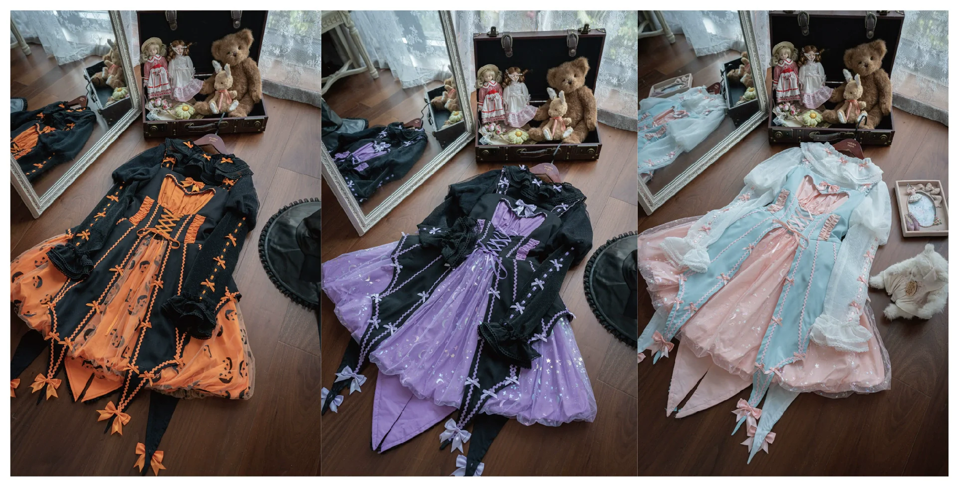 Lemon Honey - Halloween Gothic Lolita Jumper Dress, Pumpkin-inspired Dress - Image 36