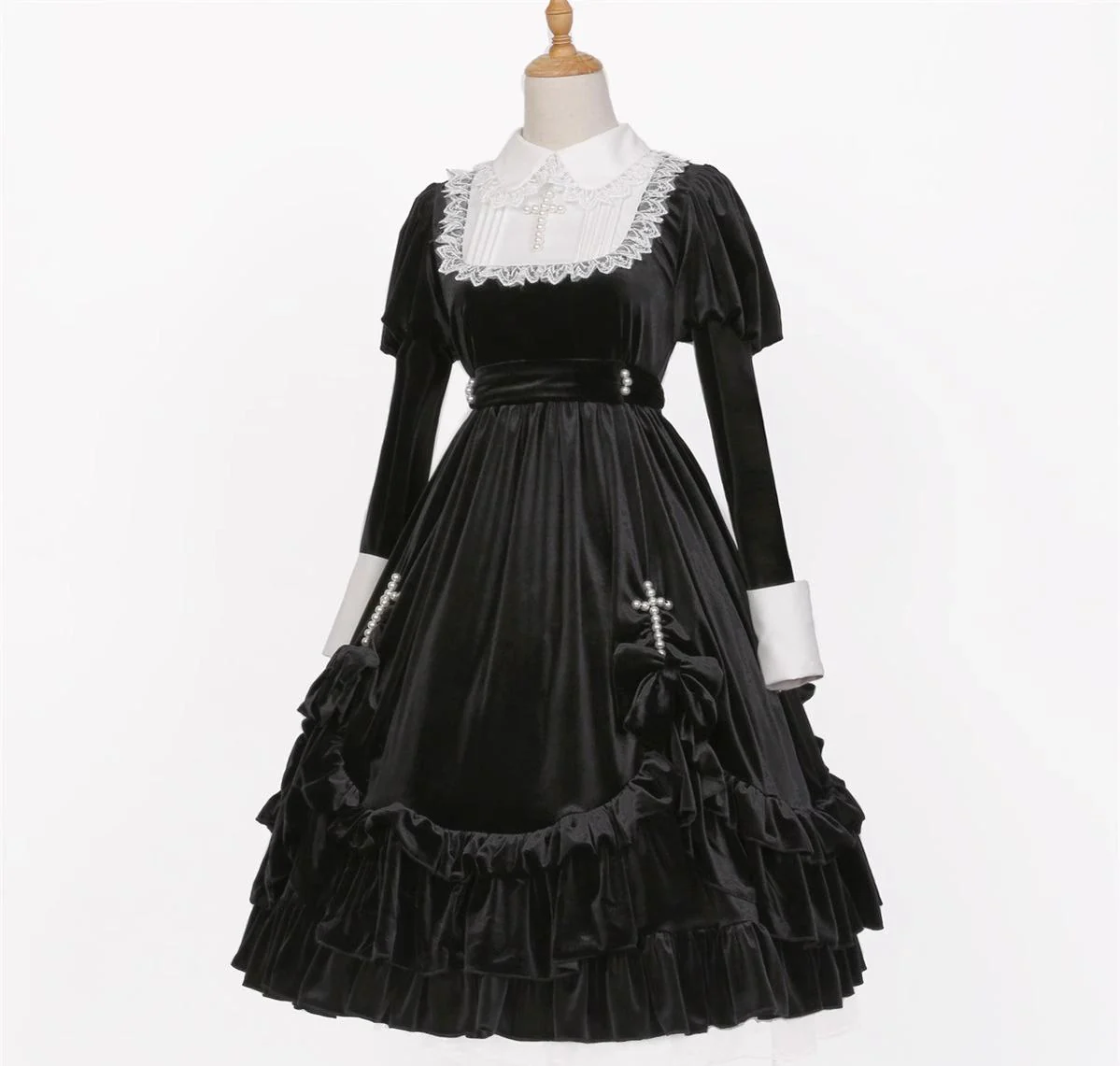 Sweet Date - Halloween Gothic Lolita OP Dress Princess Winter Dress - Image 11