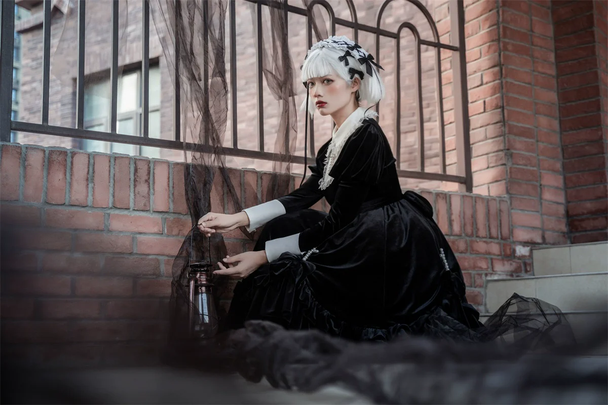 Sweet Date - Halloween Gothic Lolita OP Dress Princess Winter Dress - Image 8