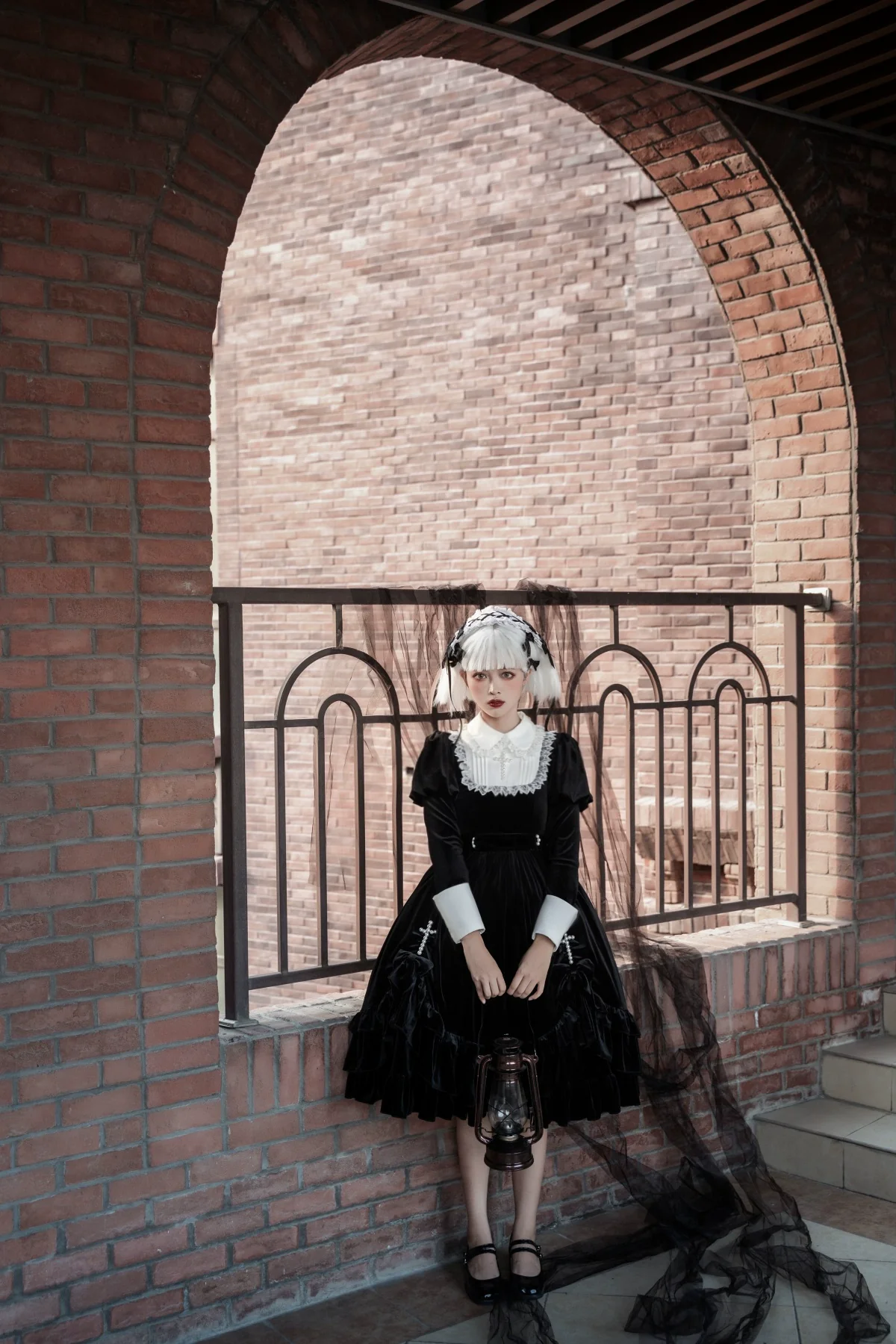 Sweet Date - Halloween Gothic Lolita OP Dress Princess Winter Dress - Image 9
