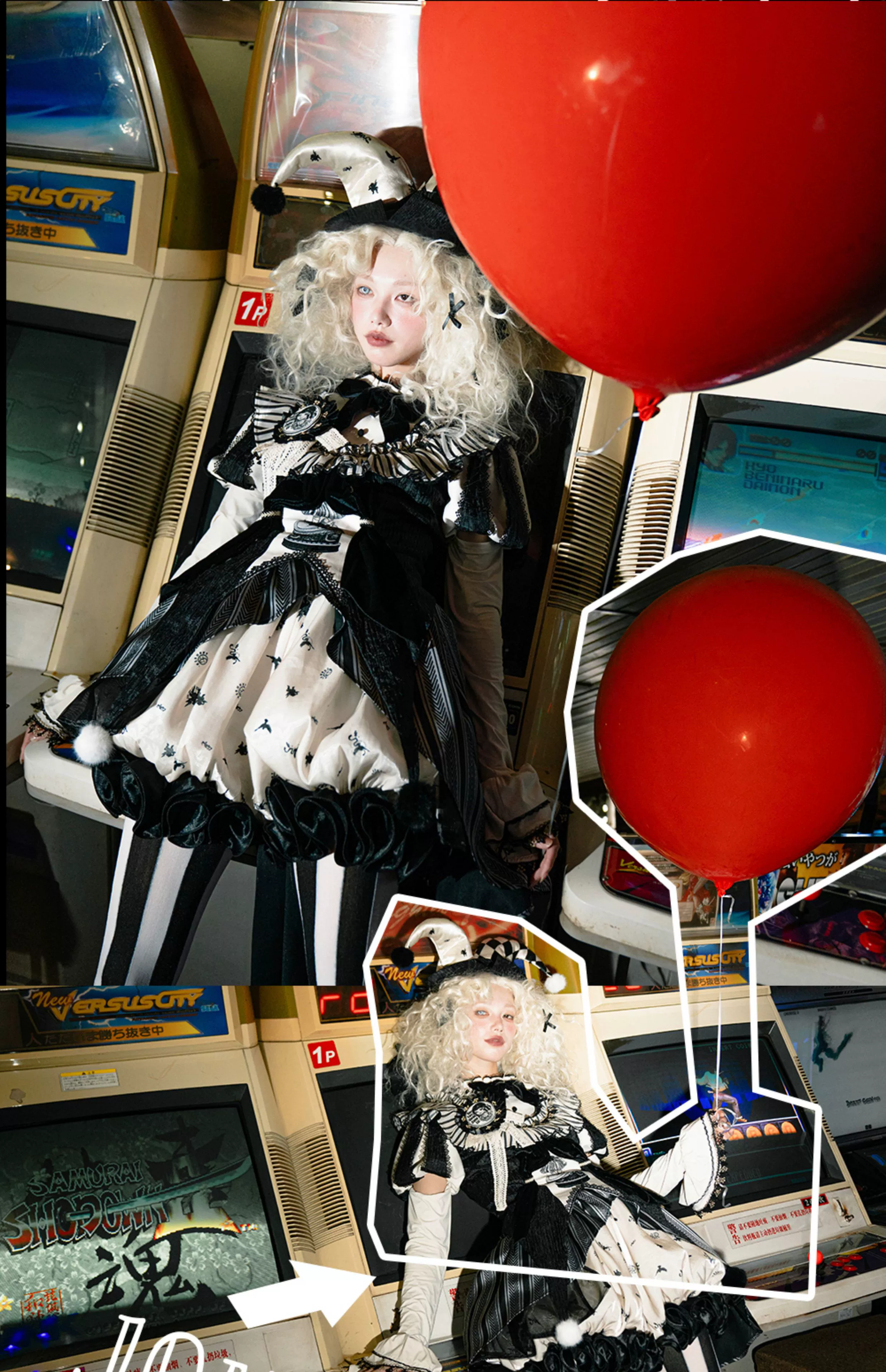 LizBird - Bizarre Toy Box - Halloween Gothic Lolita Skirt Suit Goth Shirt and Bloomers - Image 11