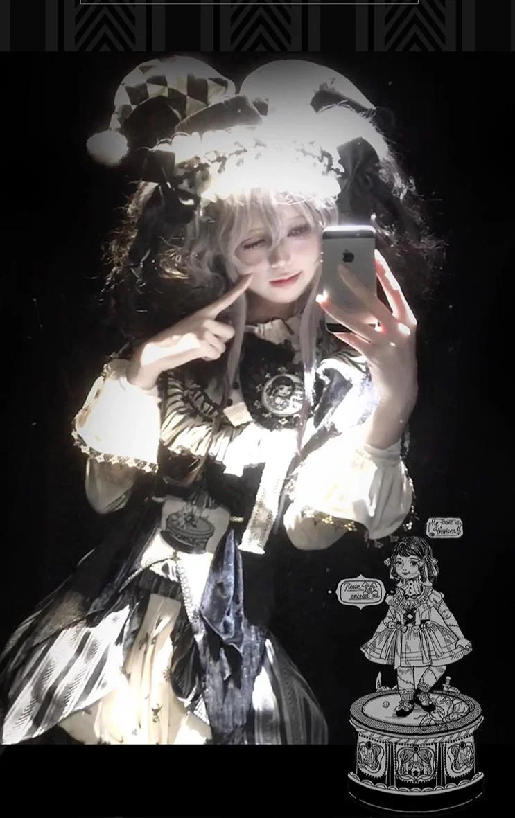 LizBird - Bizarre Toy Box - Halloween Gothic Lolita Skirt Suit Goth Shirt and Bloomers - Image 16