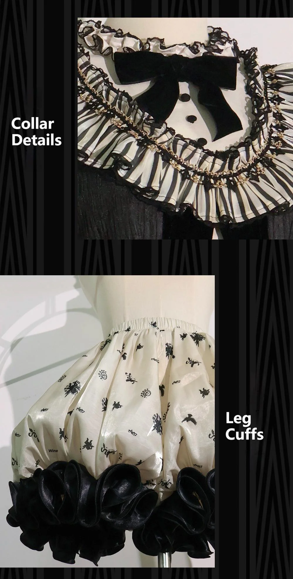 LizBird - Bizarre Toy Box - Halloween Gothic Lolita Skirt Suit Goth Shirt and Bloomers - Image 17